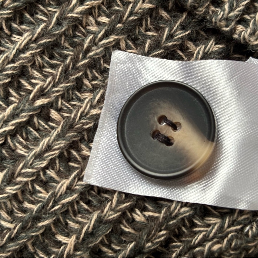JOHN & JENN | Marled Cotton Cozy Relaxed Fit Grandpa Sweater Cardigan | Size S - Picture 8 of 8